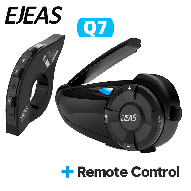 Motorcycle Helmet Intercom 6 Rider - EJEAS Q7 오토바이 헬멧 헤드셋 인터콤