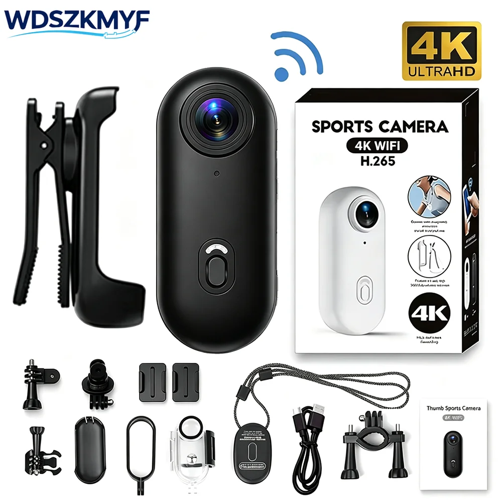 Helmet Camera 4K Wifi - 4K/1080P WiFi 마그네틱 액션 카메라 1080P