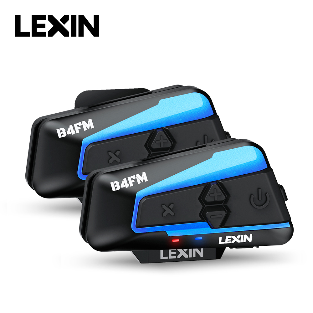 Motorcycle Helmet Intercom 6 Rider - Lexin B4FM-X 블루투스 오토바이 인터콤 헬멧