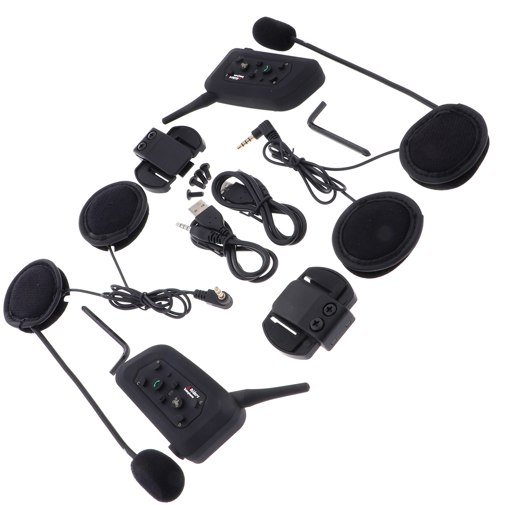 Motorcycle Helmet Intercom 6 Rider - 오토바이 블루투스 헤드셋 헬멧 인터콤 시스템,