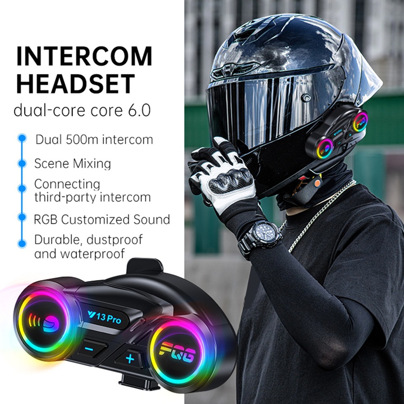 Motorcycle Intercom With Fm Radio - 슈퍼 세일 Y13 Pro 오토바이 헬멧