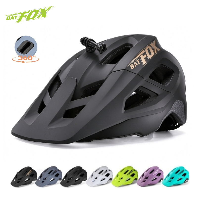 Helmet Communication System Camera - BATFOX 산악 자전거 헬멧은 스포츠 카메라를