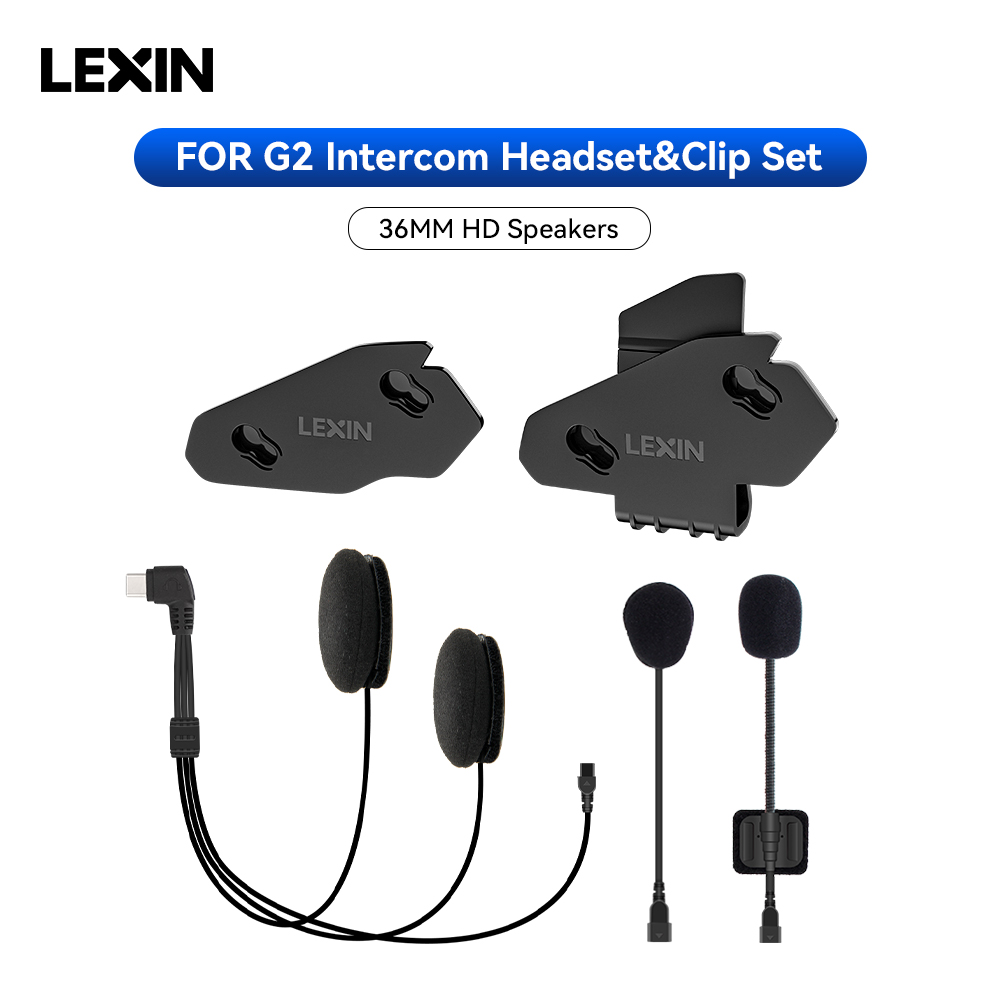 Bluetooth Headset Helmet 1000M - 전체/하프 헬멧 인터콤 헤드셋 플러그용 LEXIN-G2