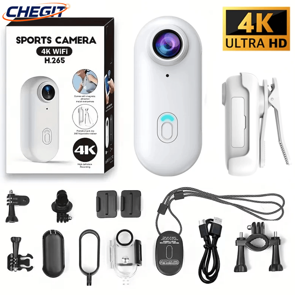 Helmet Communication System Camera - 4K FHD 1080P 야외 스포츠 카메라