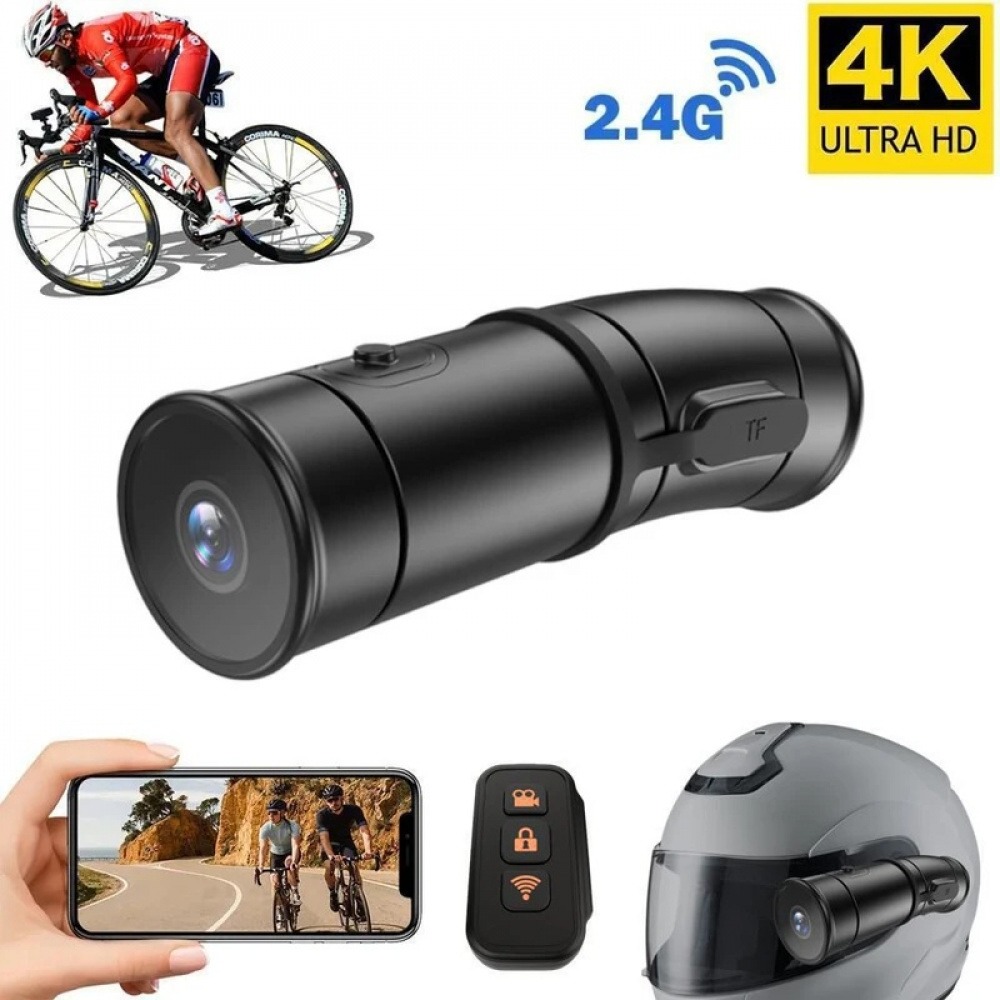 Helmet Camera 4K Wifi - 4K HD 와이파이 기능이 있는 오토바이