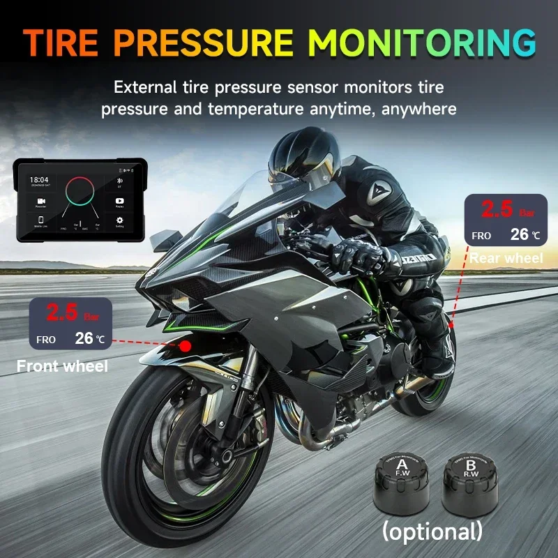 휴대용 7인치 오토바이 GPS 내비게이션, TPMS,  - Motorcycle Gps Navigator Waterproof 리뷰 및 가격