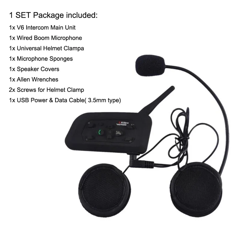 Vnetphone 모토 6 라이더용 오토바이 무선 헬멧 - Motorcycle Helmet Intercom 6 Rider 리뷰 및 가격
