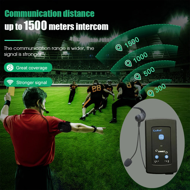 고레프 축구 심판용 인터콤 헤드셋 블루투스 5.1 4- - Bluetooth Headset Helmet 1000M 리뷰 및 가격