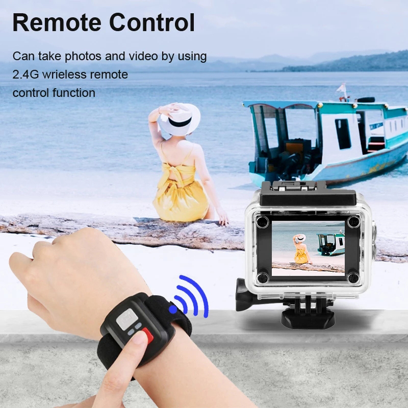 4K 액션 카메라 1080P/30FPS WiFi 2.0 - Helmet Communication System Camera 리뷰 및 가격
