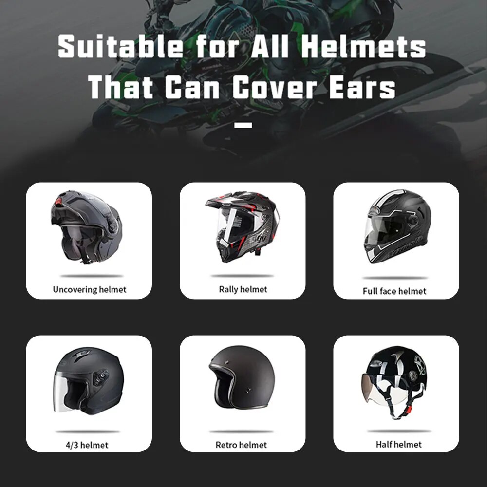 키호스 싱글 이어 오토바이 헬멧 헤드셋 블루투스 5.3 - Helmet Bluetooth Headset Waterproof 리뷰 및 가격