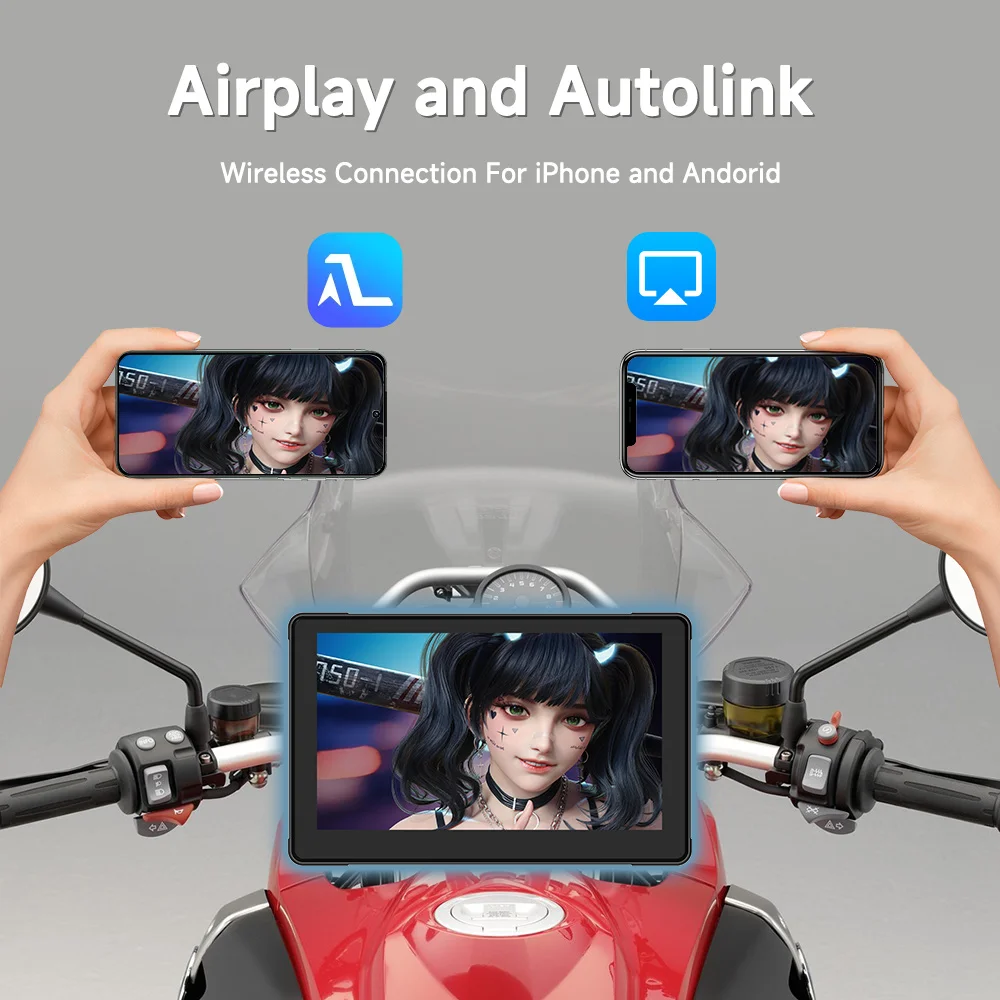 7 인치 오토바이 멀티미디어 플레이어 IP67 방수 G - Motorcycle Gps Navigator Waterproof 리뷰 및 가격
