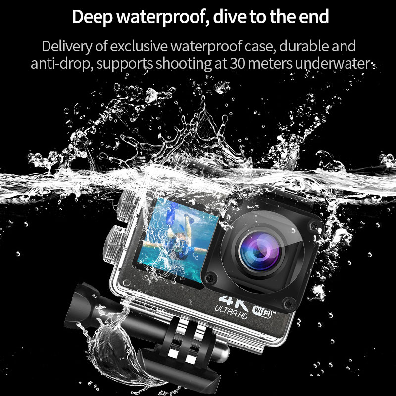 울트라 HD 4K 액션 카메라 WiFi 170D 터치  - Helmet Camera 4K Wifi 리뷰 및 가격