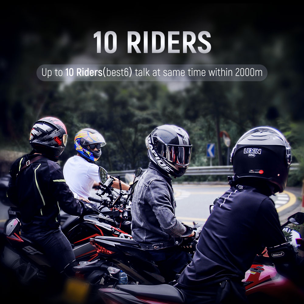 Lexin B4FM-X 블루투스 오토바이 인터콤 헬멧  - Motorcycle Helmet Intercom 6 Rider 리뷰 및 가격