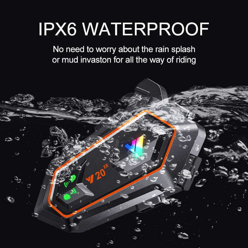 Y20 2X 오토바이 헬멧 인터콤 헤드셋 블루투스 5. - Helmet Bluetooth Headset Waterproof 리뷰 및 가격
