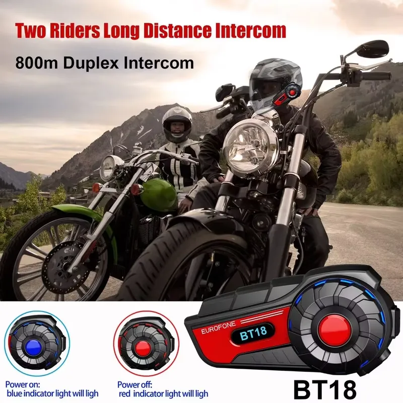 BT18 오토바이 헬멧 인터콤 IP67 방수 무선 헤드 - Helmet Bluetooth Headset Waterproof 리뷰 및 가격
