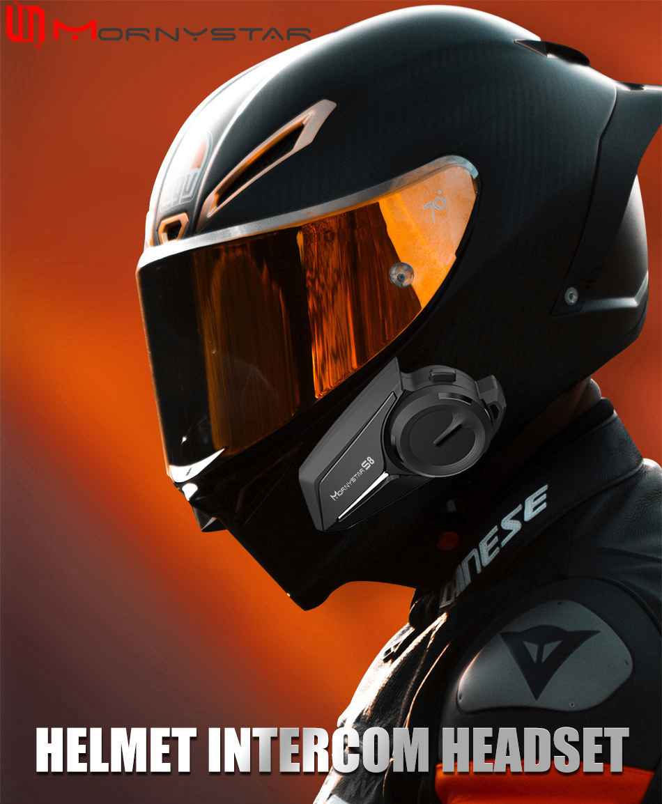 Mornystar S8 인터콤 블루투스 오토바이 헬멧  - Motorcycle Intercom Mesh 2000M 리뷰 및 가격