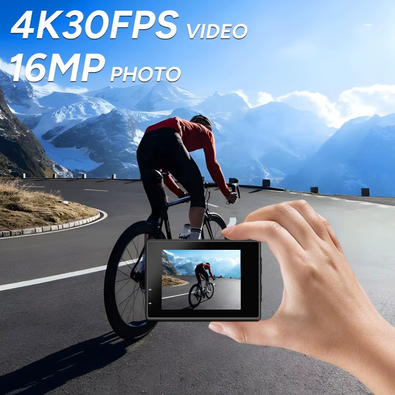 듀얼 스크린-SJ4000 SJCAM 헬멧 카메라 듀얼  - Helmet Camera 4K Wifi 리뷰 및 가격