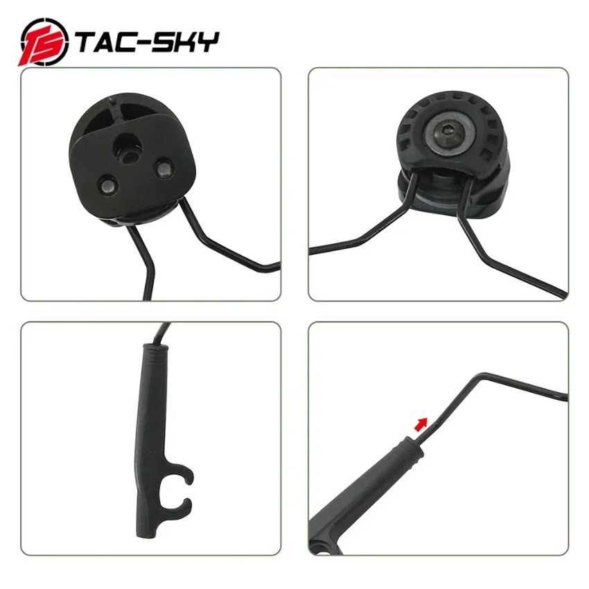 TS TAC-SKY 전술 헬멧 헤드셋 홀더 3M Pel - Helmet Headset Noise Cancellation 리뷰 및 가격