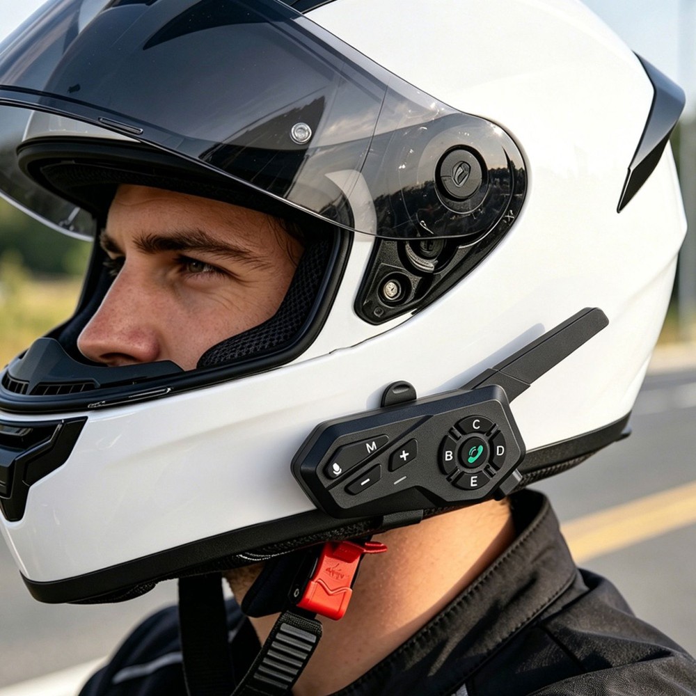 X6 오토바이용 블루투스 헬멧 인터콤, 1500m 통신 - Motorcycle Helmet Intercom 6 Rider 리뷰 및 가격
