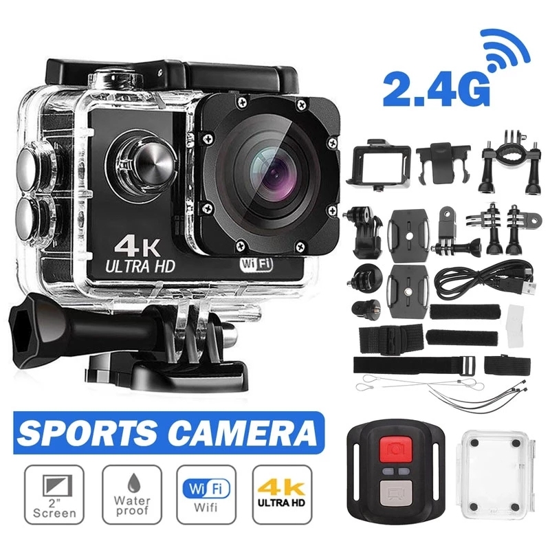 액션 카메라 울트라 HD 4K/30fps WiFi 2. - Helmet Communication System Camera 리뷰 및 가격