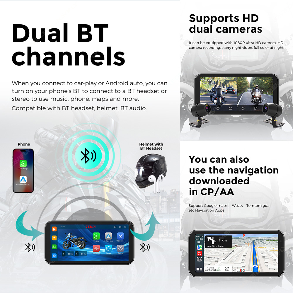 Navifly 휴대용 6.25인치 IP67 방수 오토바 - Motorcycle Gps Navigator Waterproof 리뷰 및 가격