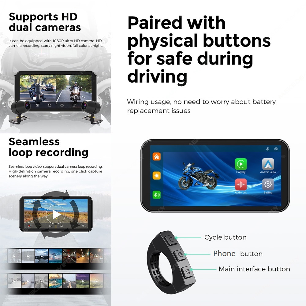 Navifly 휴대용 6.25인치 IP67 방수 오토바 - Motorcycle Gps Navigator Waterproof 리뷰 및 가격