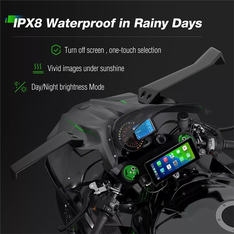 오토바이 6.86인치 블루투스 휴대용 스크린 GPS 네 - Motorcycle Gps Navigator Waterproof 리뷰 및 가격