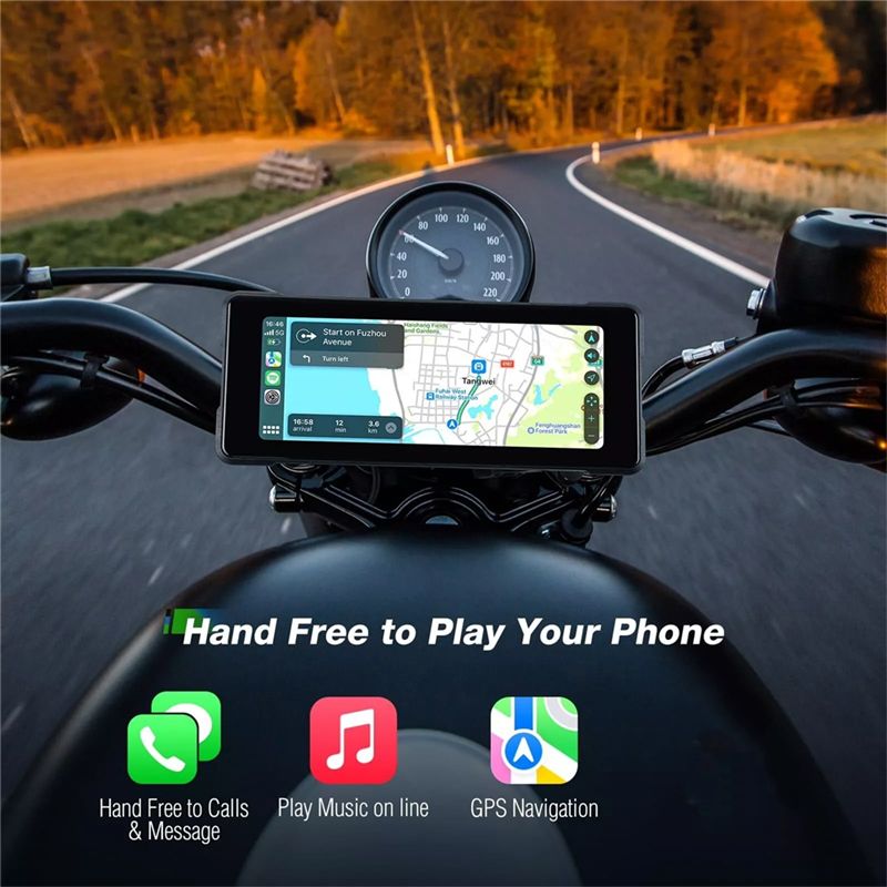 오토바이 6.86인치 블루투스 휴대용 스크린 GPS 네 - Motorcycle Gps Navigator Waterproof 리뷰 및 가격