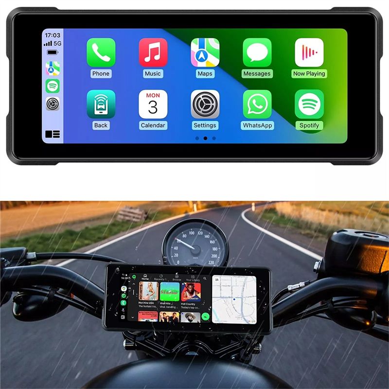 오토바이 6.86인치 블루투스 휴대용 스크린 GPS 네 - Motorcycle Gps Navigator Waterproof 리뷰 및 가격