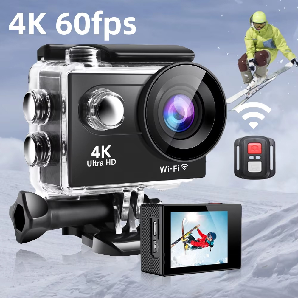 울트라 HD 액션 카메라, 와이파이 수중 카메라, 방수 - Helmet Camera 4K Wifi 리뷰 및 가격