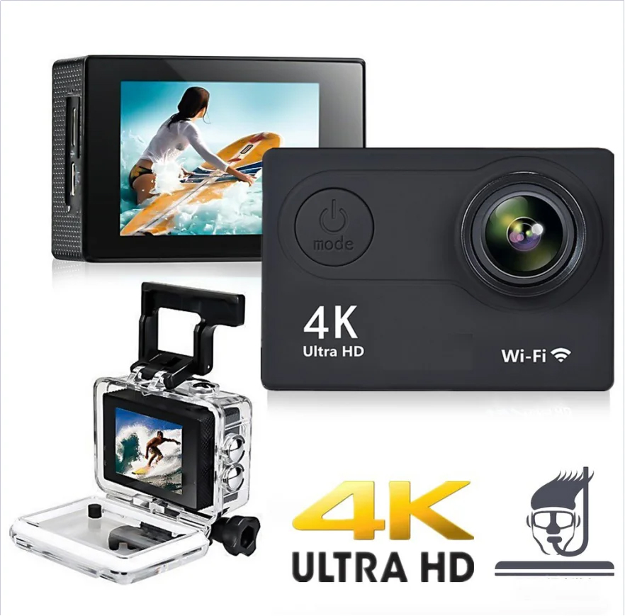 울트라 HD 액션 카메라, 와이파이 수중 카메라, 방수 - Helmet Camera 4K Wifi 리뷰 및 가격
