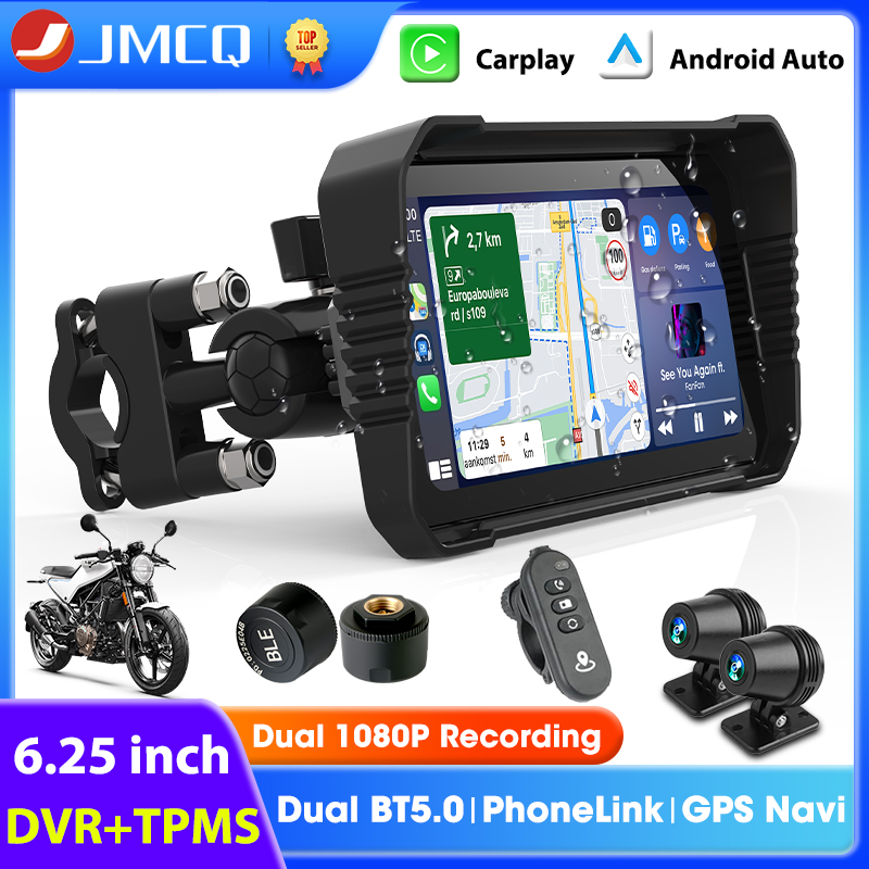 6.25인치 카플레이 스크린 오토바이 GPS 내비게이션 - Motorcycle Gps Navigator Waterproof 리뷰 및 가격