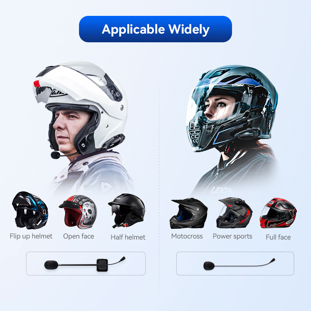 전체/하프 헬멧 인터콤 헤드셋 플러그용 LEXIN-G2 - Bluetooth Headset Helmet 1000M 리뷰 및 가격