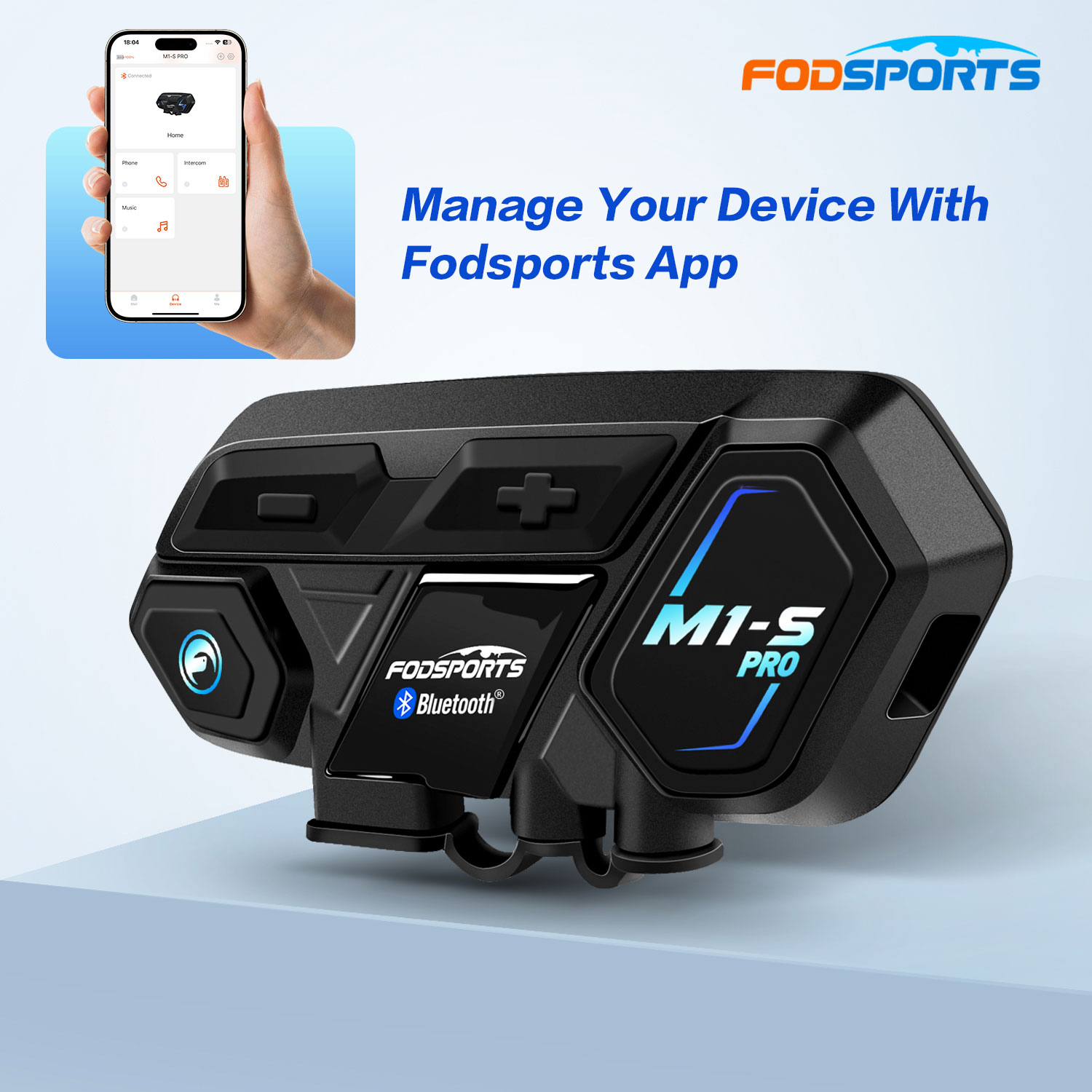 Fodsports M1-S Pro 오토바이 블루투스 인 - Motorcycle Intercom Mesh 2000M 리뷰 및 가격