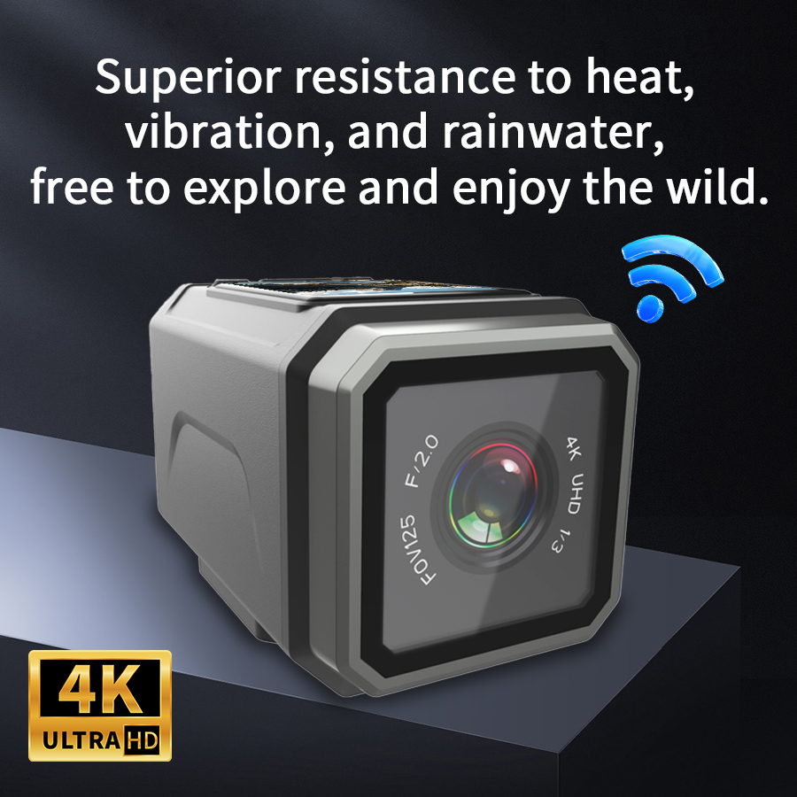 4K EIS 액션 카메라 125 °   오토바이 다이빙 - Helmet Camera 4K Wifi 리뷰 및 가격