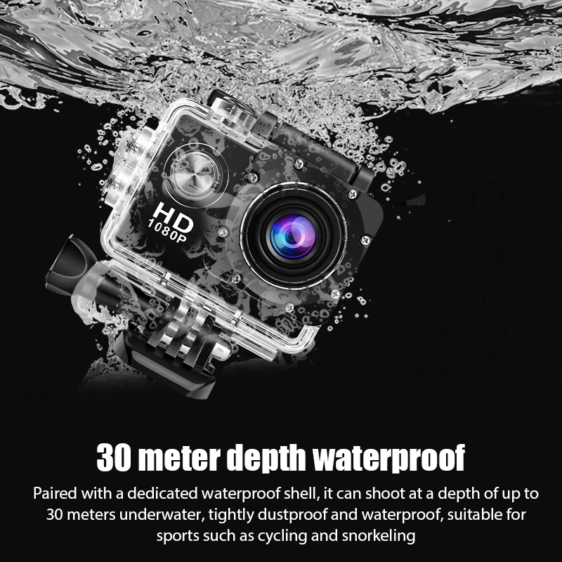 4K 울트라 HD 액션 카메라 3MP 900mAh 수중 - Helmet Communication System Camera 리뷰 및 가격