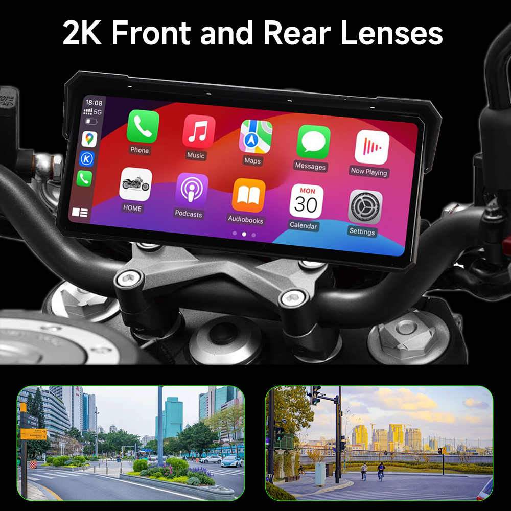 7/8.1인치 오토바이용 멀티미디어 플레이어, 2K H - Motorcycle Gps Navigator Waterproof 리뷰 및 가격