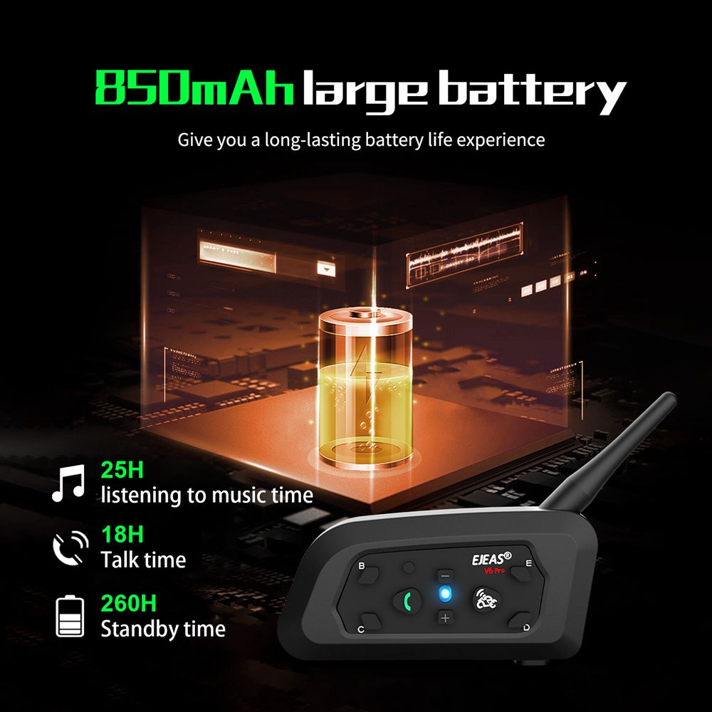EJEAS V6 PRO + 오토바이 헬멧 인터콤 블루투 - Motorcycle Helmet Intercom 6 Rider 리뷰 및 가격