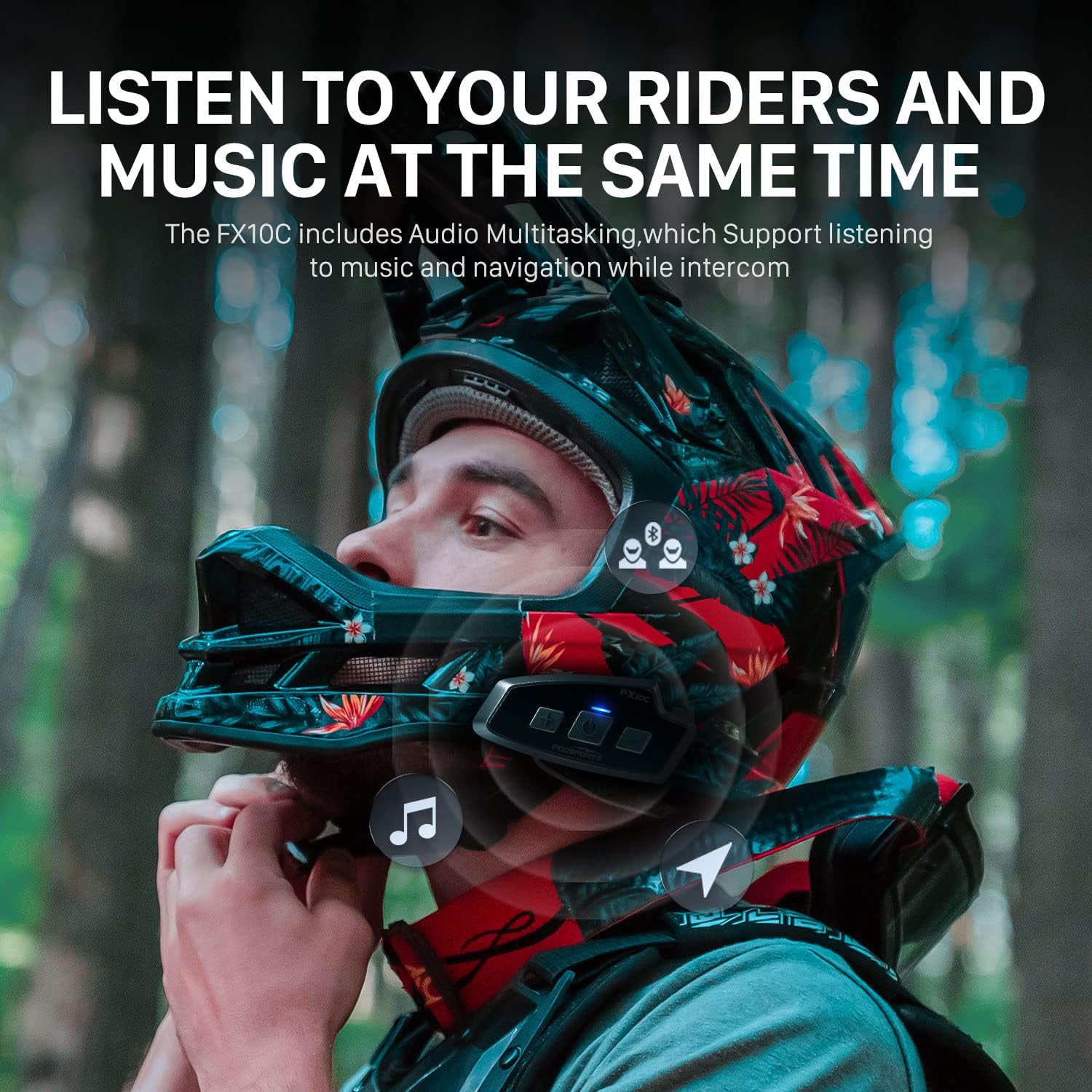 Fodsports FX 10C 오토바이 메쉬 인터콤 헬 - Bluetooth Headset Helmet 1000M 리뷰 및 가격