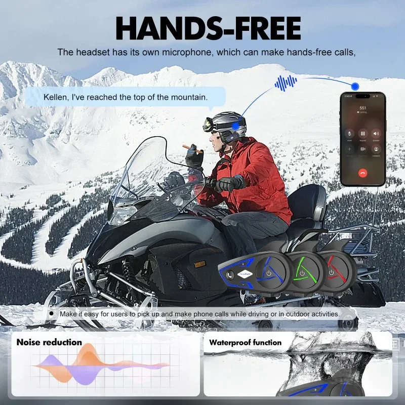 호턴센 S3 자전거 헬멧 인터콤 헤드셋, BT5.0,  - Helmet Bluetooth Headset Waterproof 리뷰 및 가격