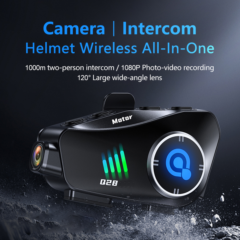Q28 블루투스 오토바이 헬멧 헤드셋, 블랙박스 108 - Helmet Communication System Camera 리뷰 및 가격
