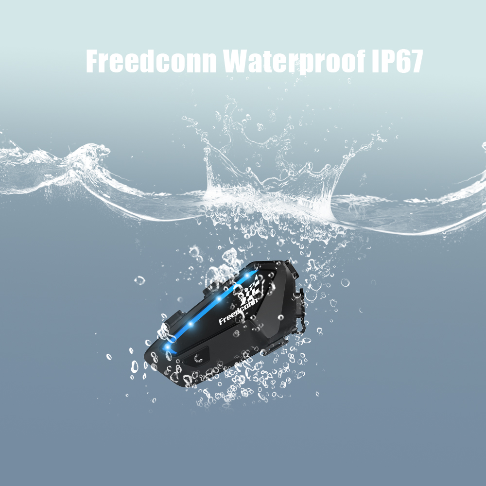 오토바이 인터콤 블루투스 헬멧 헤드셋 Freedconn - Motorcycle Helmet Intercom 6 Rider 리뷰 및 가격
