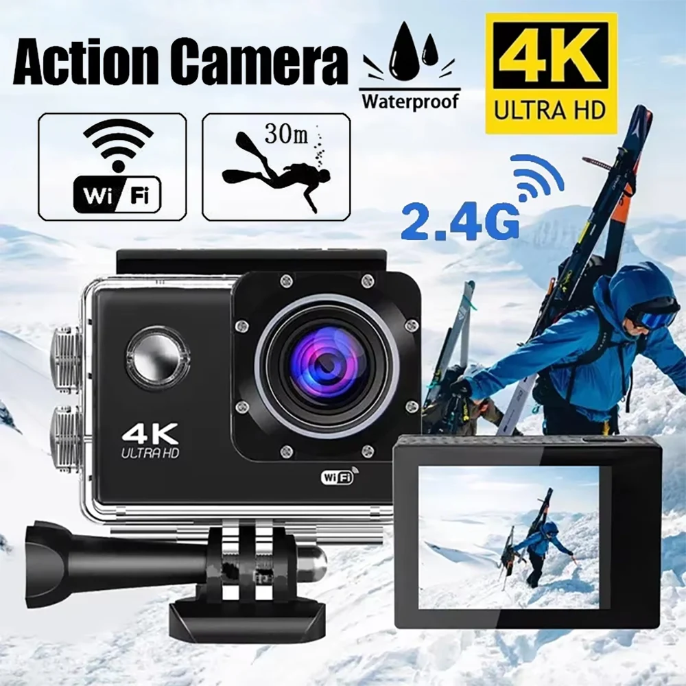 4K 액션 카메라 1080P/30FPS WiFi 2.0 - Helmet Camera 4K Wifi 리뷰 및 가격